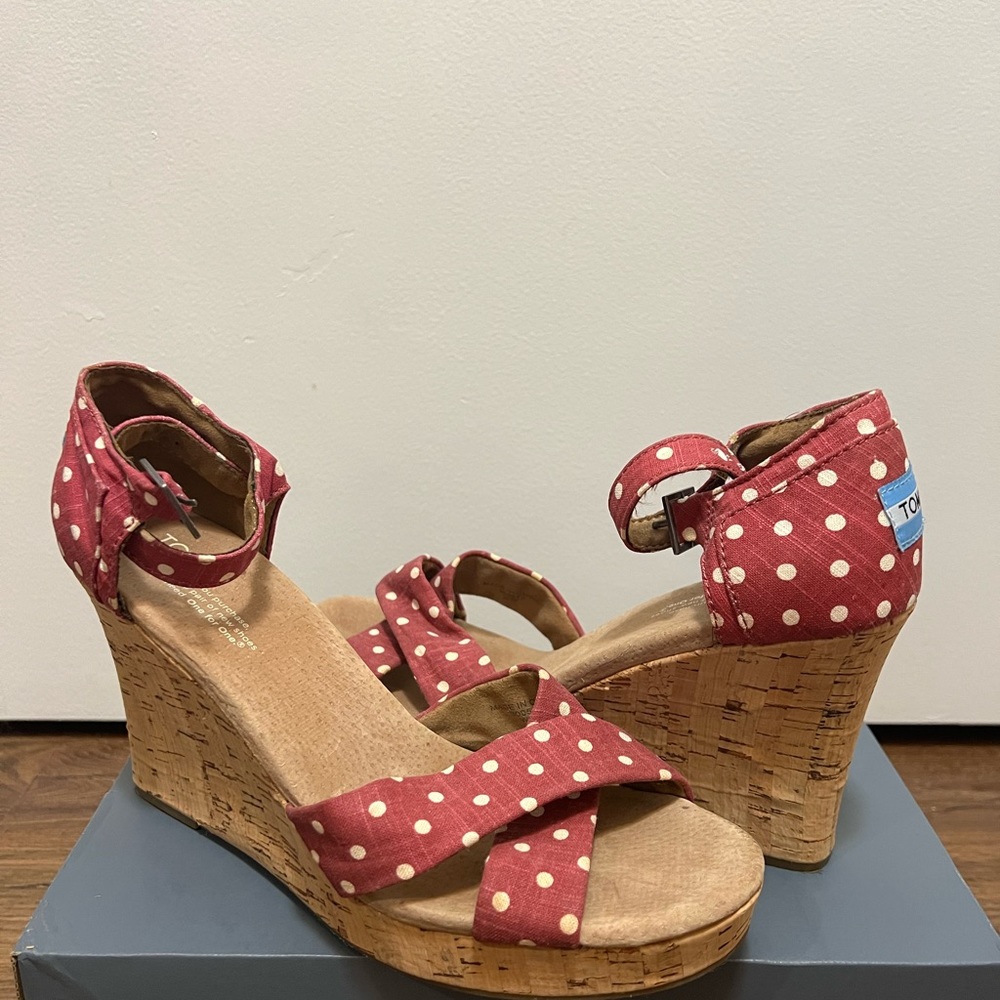 Toms high heel sandals